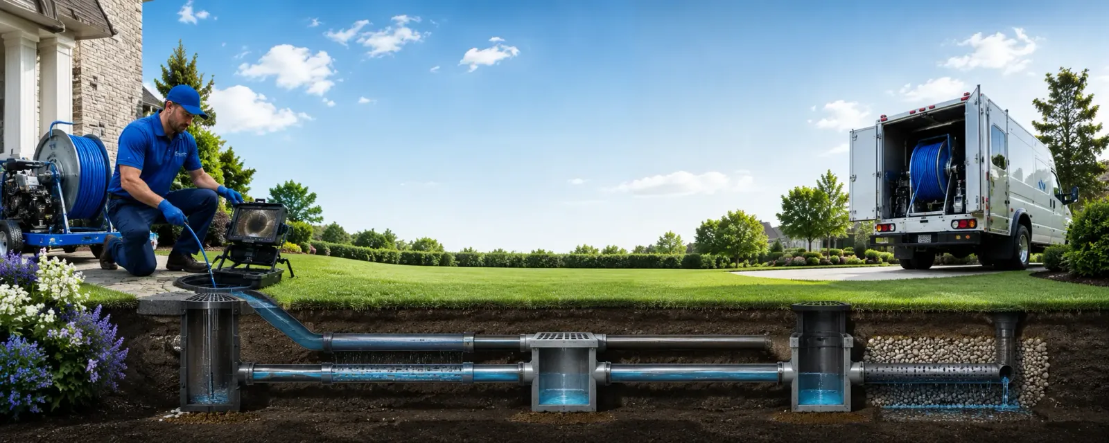 Outdoor drain cleaning information for Harrisonburg, VA